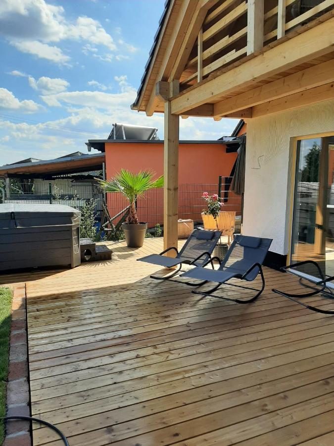 Landliebe, Ferienhaus, 3 Schlafzimmer Mit Sauna Und Outdoor Whirlpool Geierswalde Exterior foto